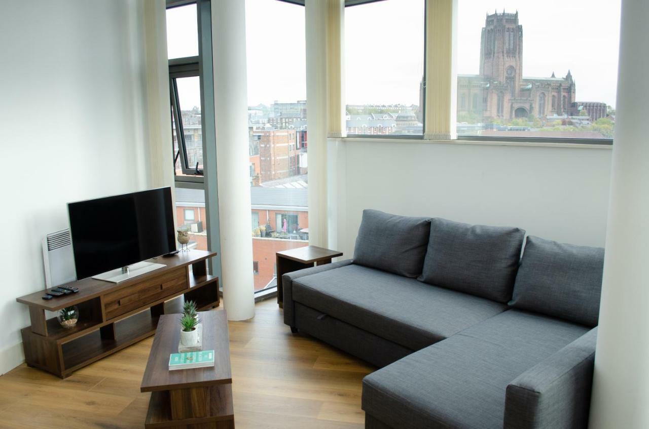 Penthouse In Liverpool City Centre - Free Parking - Balcony - By Happy Days Exterior photo